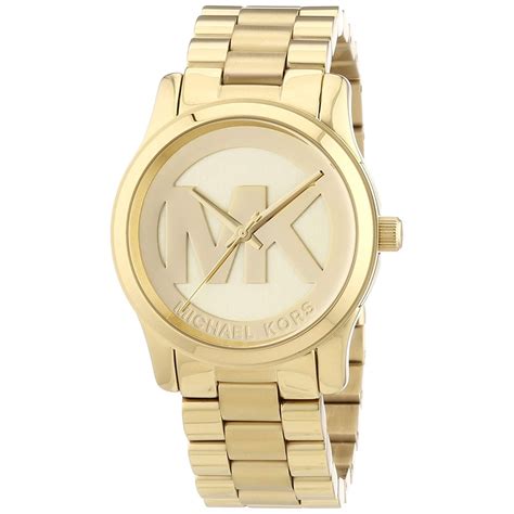 michael kors women's runway gold tone watch mk5786|Runway Gold.